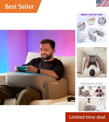 Reading pillow with armrests - reading,