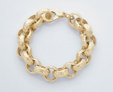 Heavy 9ct Gold Full Patterned