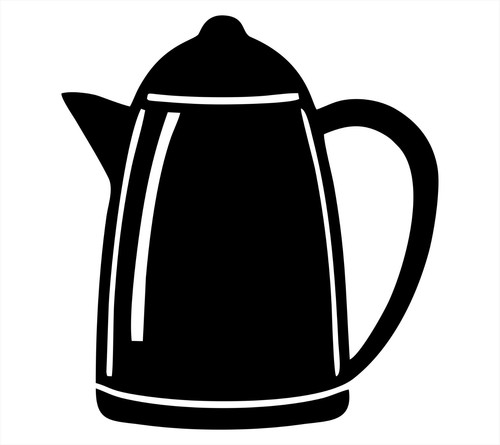 Kettle tea vinyl decal - tea, sticker