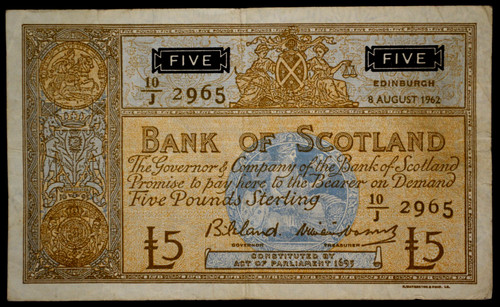 Bank scotland august - bank, of