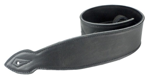 Black leather softy - 2.5",