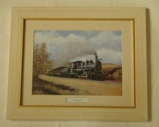 SUPERB BALDWIN STEAM ENGINE by BARRY PRICE - FRAMED PRINT