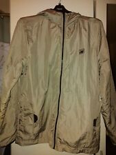 Mens silver peaceful hooligan ice jacket coat size small