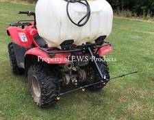 Spray boom attachment for - for, atv