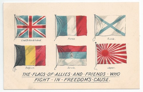 Ww1 patriotic propaganda - ww1, flags