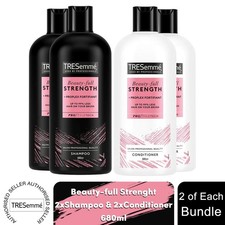 Tresemme 2x Shampoo & 2x Conditioner Bundle 680ml Each - Beauty-Full Strength