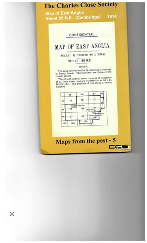Map east anglia sheet - of,