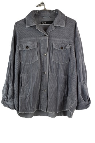 Zara womans corduroy grey - zara,