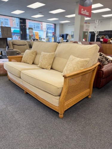 Ercol bergere ash rattan cane - bergere,