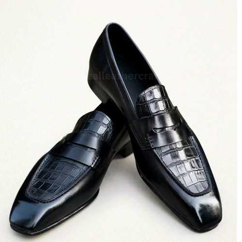 Crocodile leather print dress - crocodile,