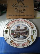 Sherwood Colliery  Edwardian Fine Bone China Plate. Ltd 149 Of 1000, Boxed 11