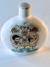 VTG mini Perfume bottle Charles&Diana wedding Fragrance of Aidees Devon Violets