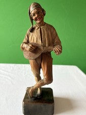 Hand-carved wooden folk art