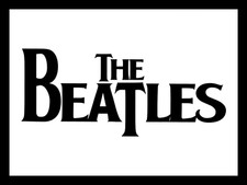 The Beatles on alumiuim plate