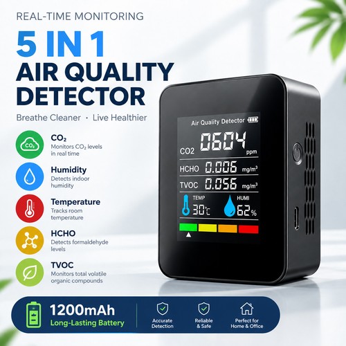 Co2 monitor air - co2, quality