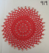 Hand Made Crochet Beaded Jug