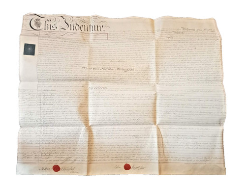 Regency indenture vellum - regency,