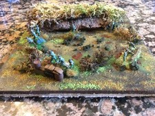 Used  American military model diorama 1/72 WW2 Alamo!