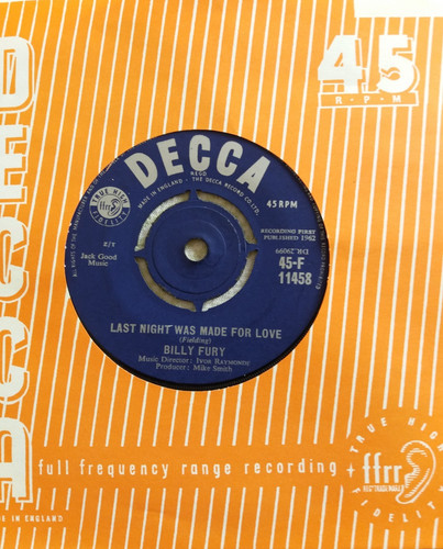Billy fury last - billy, 'last