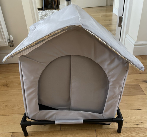 Grey fabric raised - grey, cat