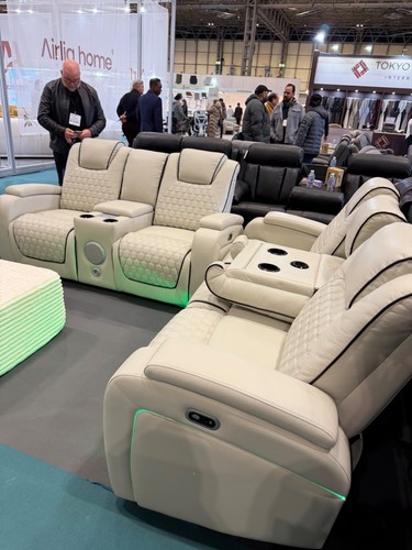 Malaga cream leather seater - 32,