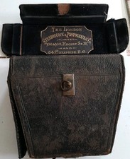 Fine Cased Antique London Stereoscopic Co Photo Jumelle J.C. Binocular Camera 