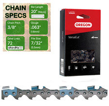 20" OREGON 75DPX072 Chainsaw