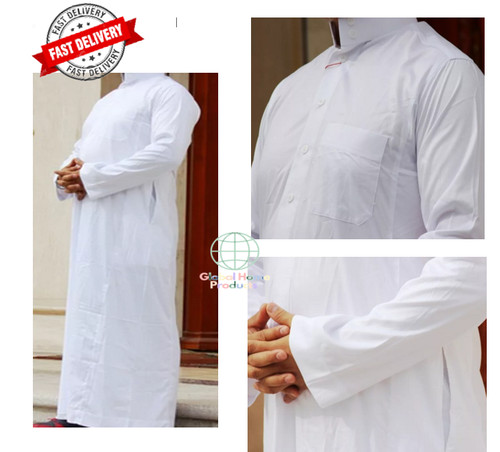 White mens adult - mens, thobe