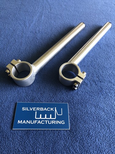 Alloy race clip handlebars - on,