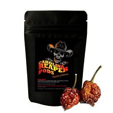 100% Carolina Reaper Dried Pods - 10g WORLDS HOTTEST CHILLI PODS