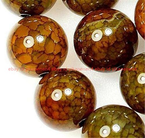 Natural 8mm yellow dragon - yellow,