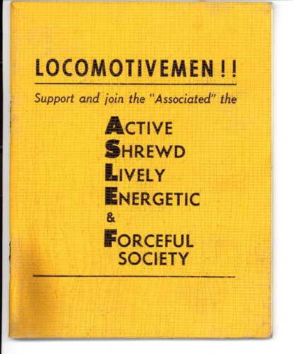 Aslef union handbook - union, 1963