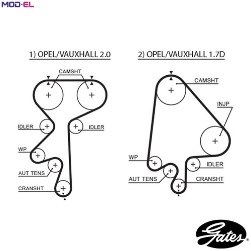Timing belt 5368xs - belt, lada