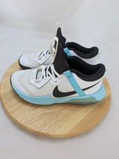 Nike Air Zoom Crossover GS Basketball Shoes Size 4 UK White Blue