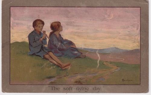 Postcard 1913 sybil barham - postcard,