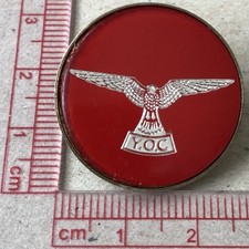 Vtg YOC Y.O.C Young Ornithologists Club Red Pin Badge Metal RSPB