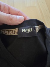 Fendi Roma Men's Black T-Shirt