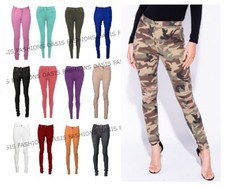 NEW LADIES SKINNY COLORED