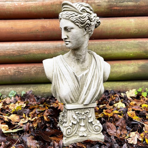 Athena bust garden - bust, statue