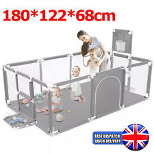 Large Baby Playpen Kids Toddlers Infant Activity Center Saftety Play Fence Yard