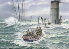 RNLB UNUSED POSTCARD - CROMER LIFEBOAT RESCUES CREW OF THE OXSHOTT IN 1941