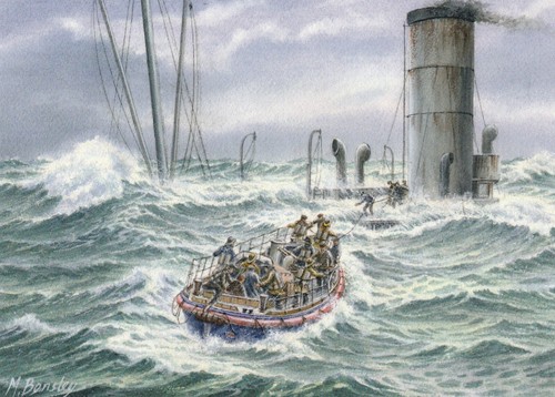 Rnlb unused postcard cromer - rnlb,