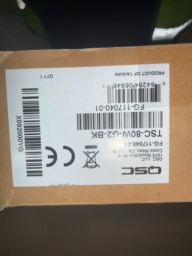 Qsc tsc 80w g2 - 80w, bk