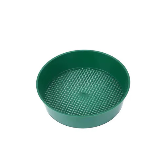 Plastic soil sieve - "plastic,