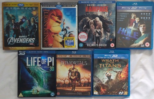Blu ray bundle - 3d,