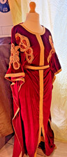 embroidered Morroccan burgundy