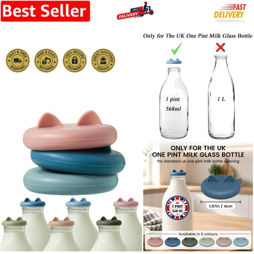 Milk bottle tops one - bottle, [one