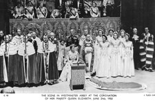 Scene in Westminster Abbey at