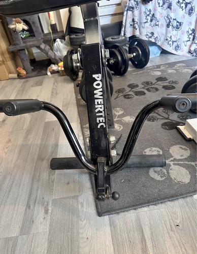 Powertec bicep curl bench