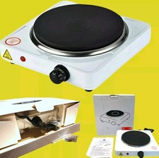 NEW Boxed-Tabletop Electric Single Ring Hob- Manshed-Student Dorm-Camping-Garage